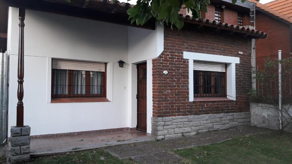 Bygningen som feriehuset ligger i