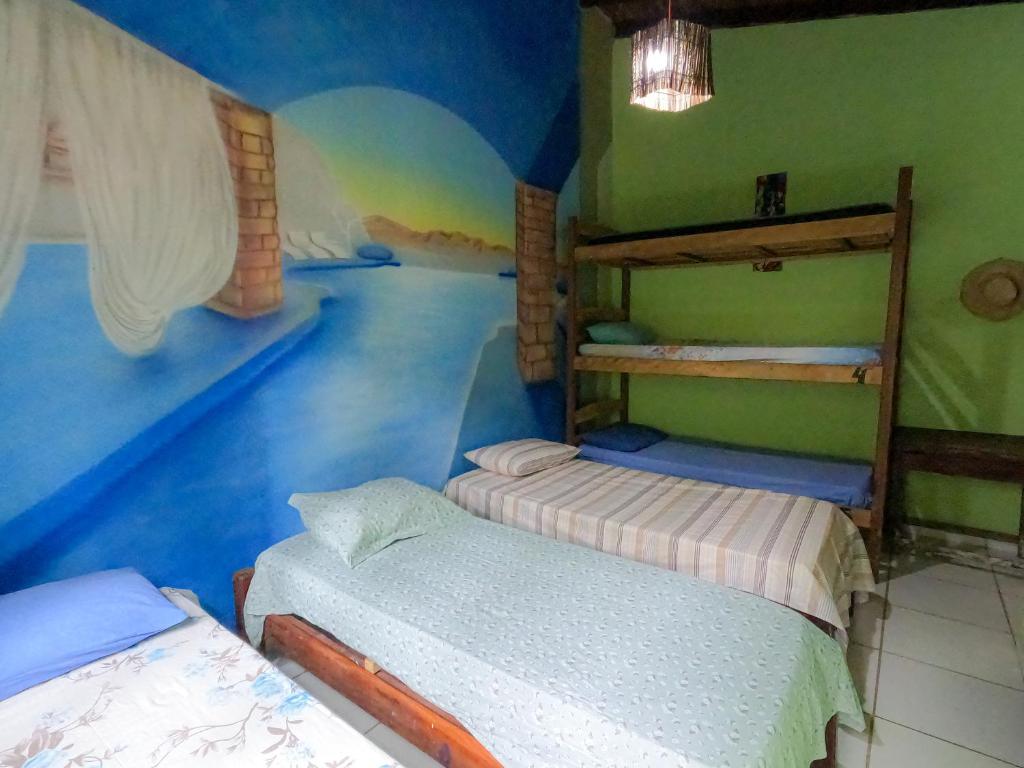 Voodi või voodid majutusasutuse A Figueira Sagrada - Hostel toas