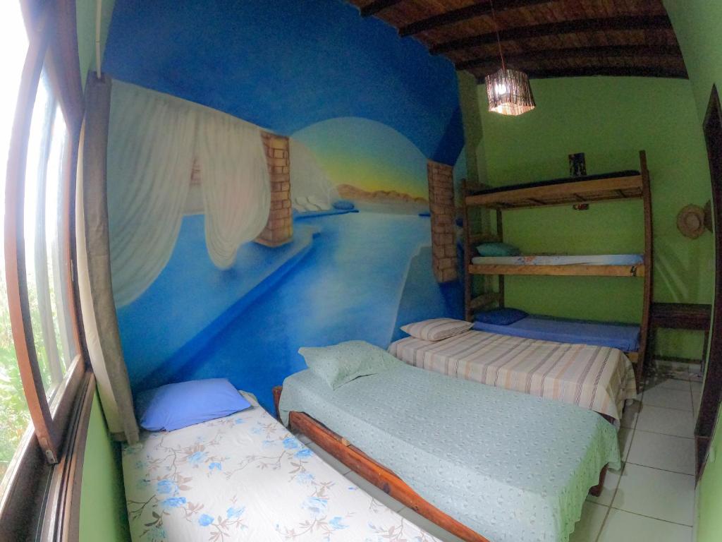 Voodi või voodid majutusasutuse A Figueira Sagrada - Hostel toas