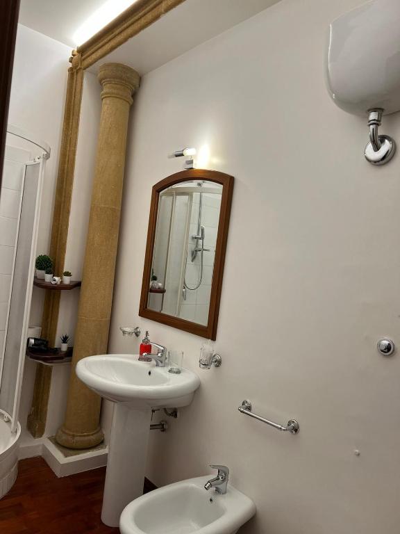 Koupelna v ubytování B&B IL CONTE