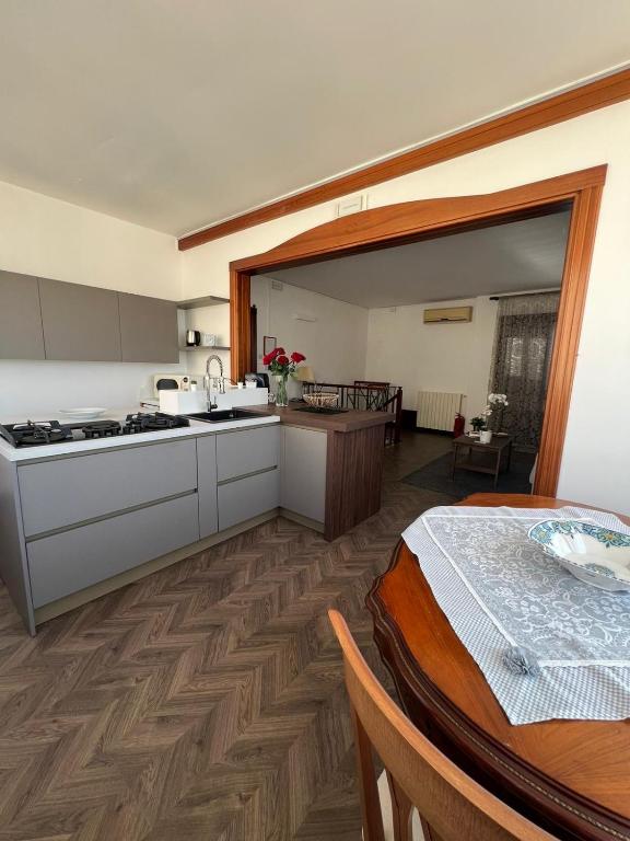 Kuchyň nebo kuchyňský kout v ubytování B&B IL CONTE