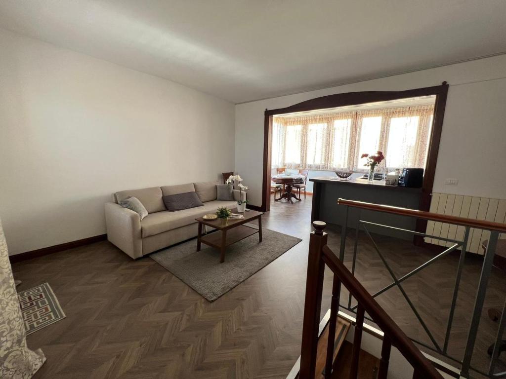 Posezení v ubytování B&B IL CONTE