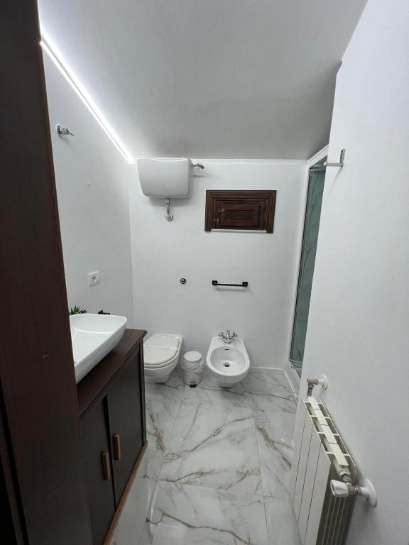 Koupelna v ubytování B&B IL CONTE