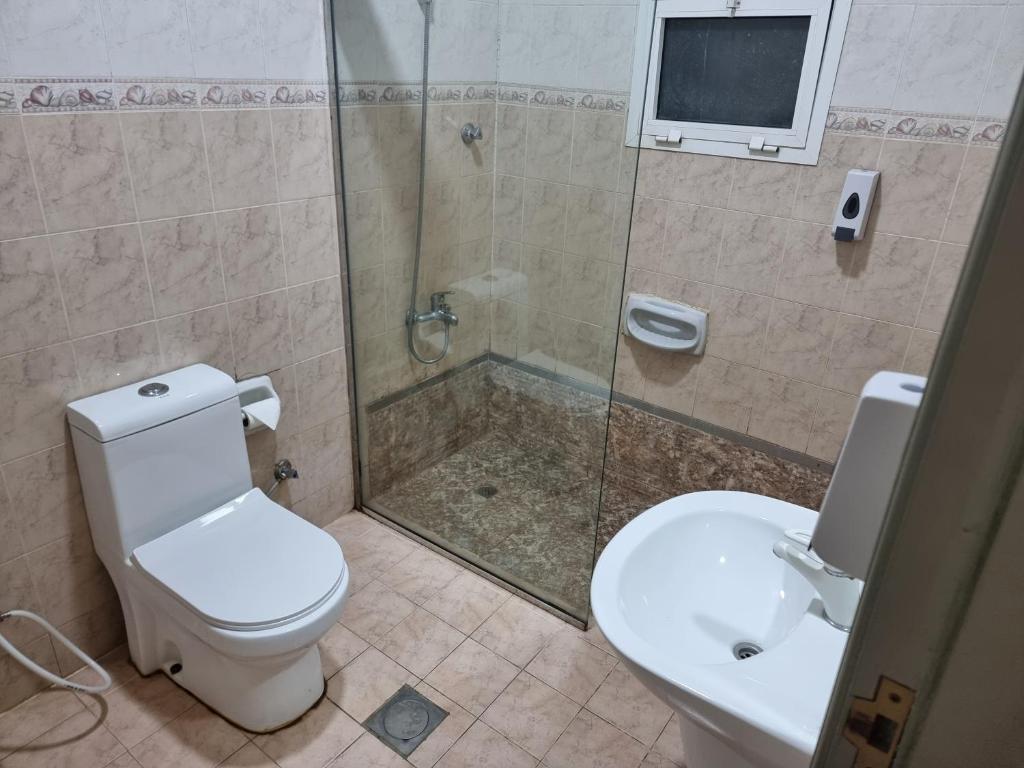 Koupelna v ubytování Marhabaa hotel Al Amarat