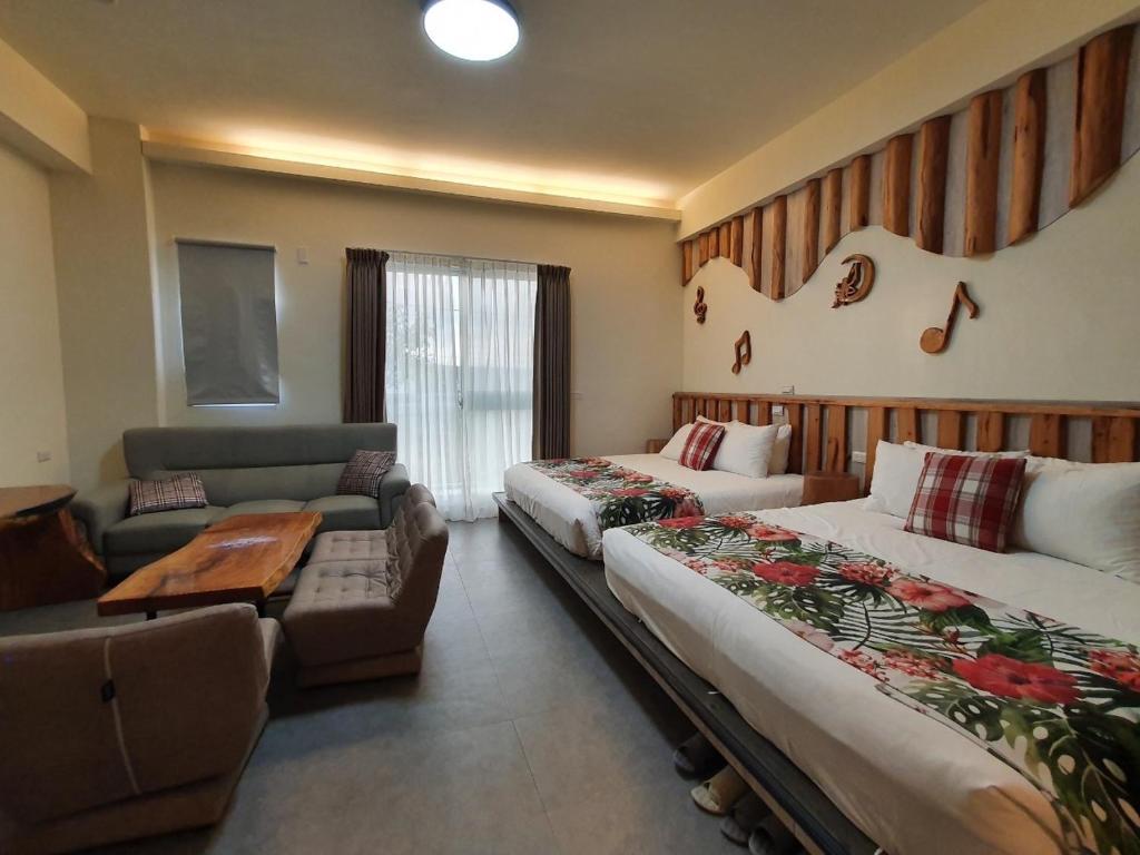 Inn巷文創旅店 Inn siang B&B-墾丁夢幻島 - Sala Familiar Con Balcón