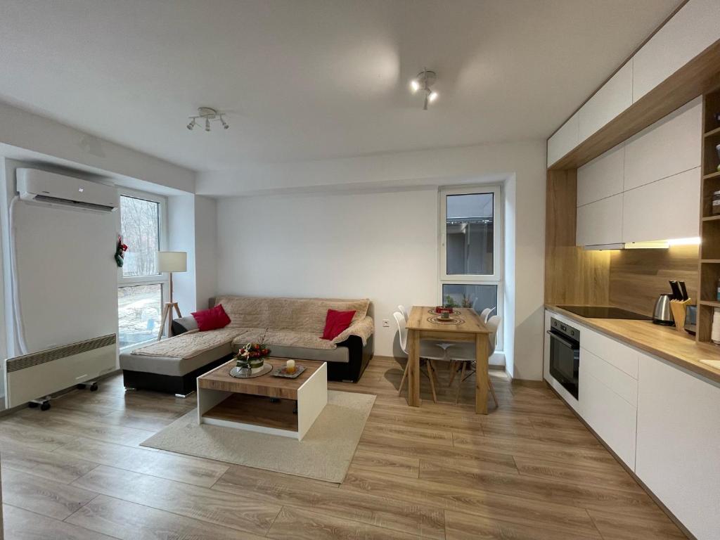 Kuchyň nebo kuchyňský kout v ubytování Murphy's Apartment