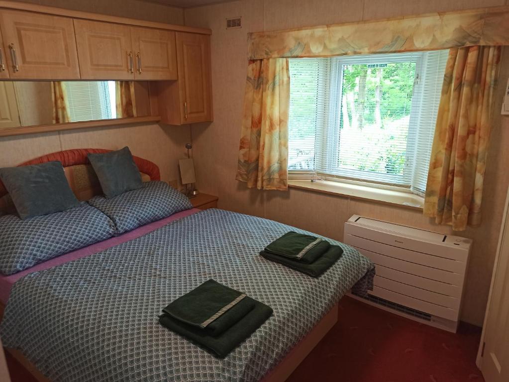 Postel nebo postele na pokoji v ubytování Ubytování Levandule