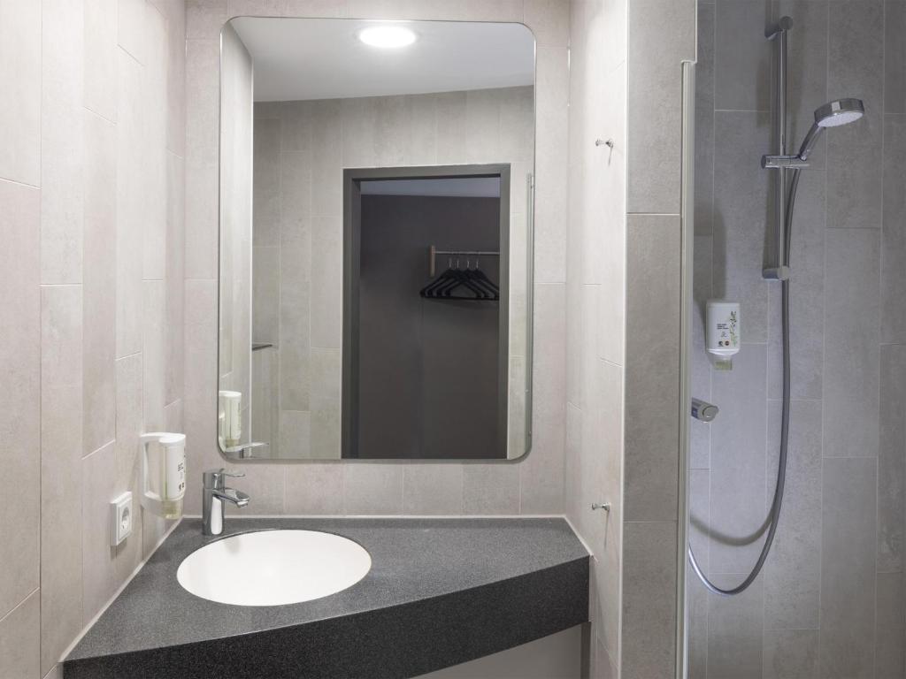 Koupelna v ubytování B&B Hotel Kiel-City