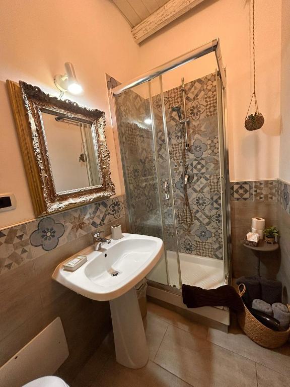 Kúpeľňa v ubytovaní Loft Ballarò