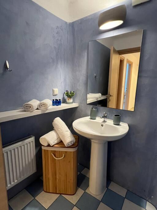 Koupelna v ubytování Krios Guesthouse