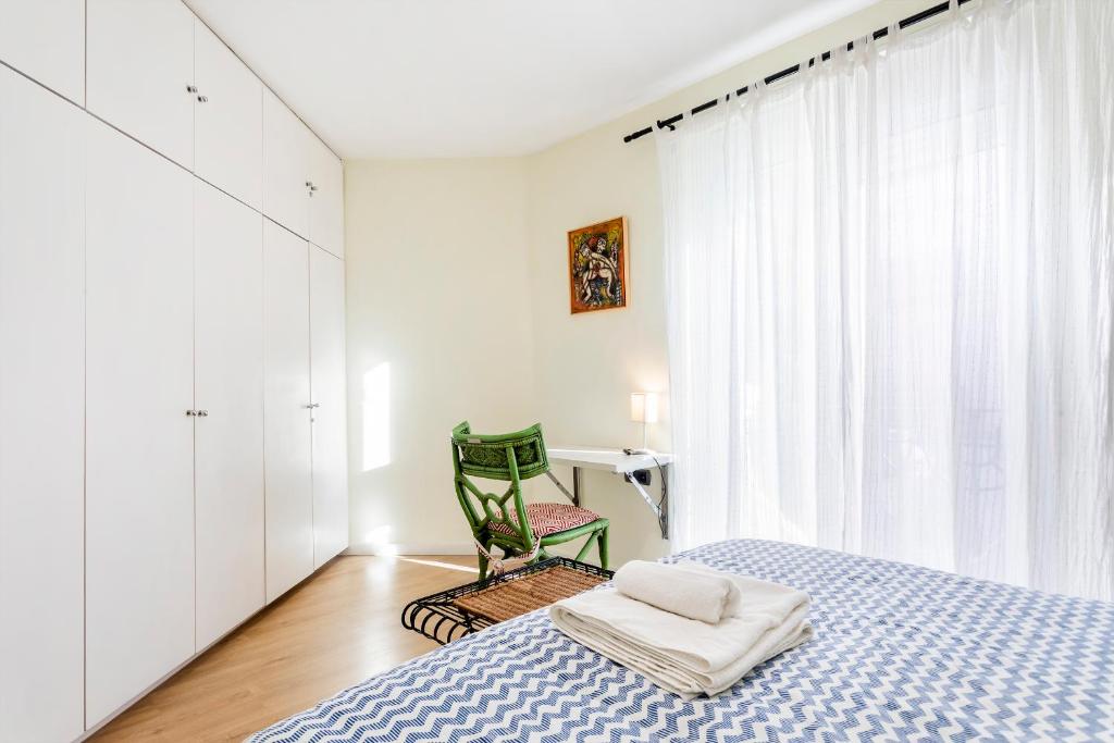 Posteľ alebo postele v izbe v ubytovaní Apartamento Ruzafa Centro II