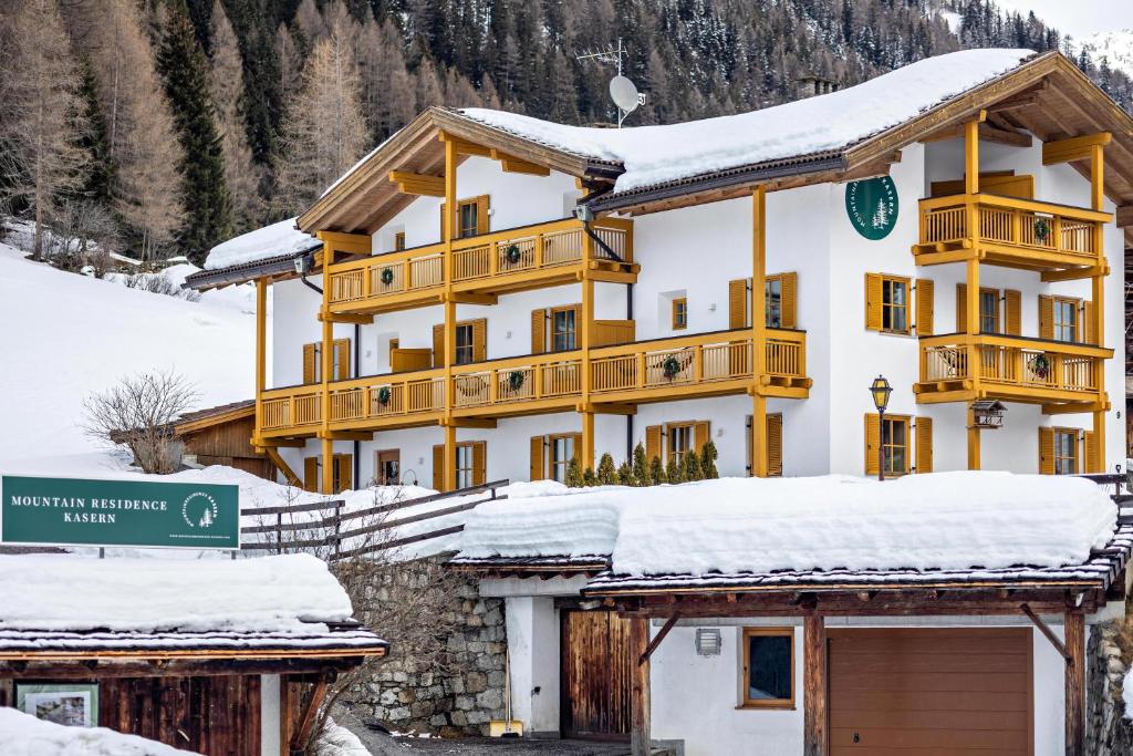 Obiekt Mountain Residence Kasern Nr 4 zimą