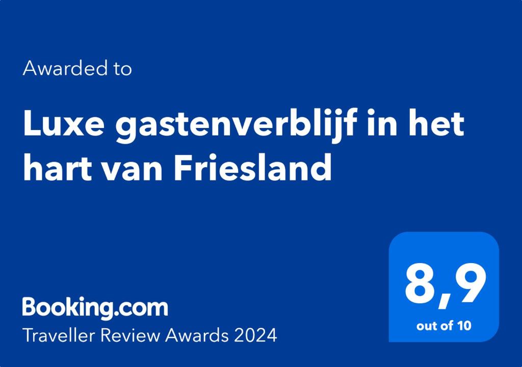 Luxe gastenverblijf in het hart van Friesland - One-Bedroom Apartment
