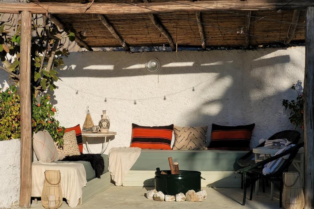 Posezení v ubytování Khanfous Retreat