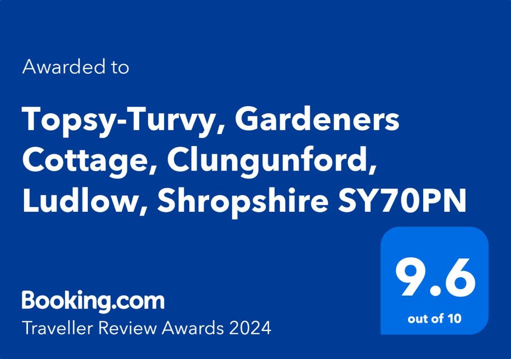 Topsy-Turvy, Gardeners Cottage, Clungunford, Ludlow, Shropshire SY70PN - Housity