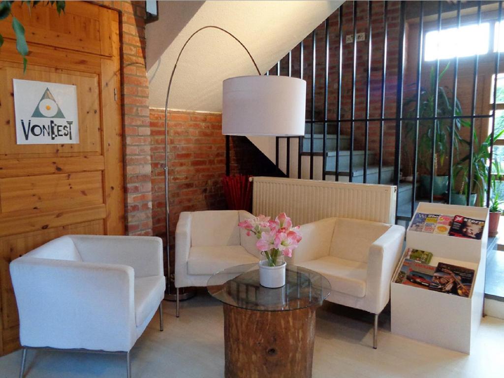 Posezení v ubytování Hotel Apartment Puell