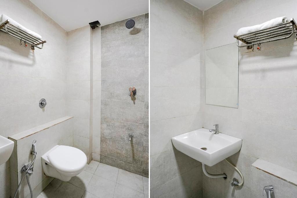 Koupelna v ubytování FabHotel Galaxy I