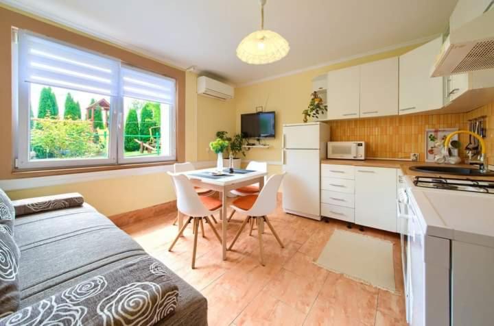 Kuchyň nebo kuchyňský kout v ubytování Apartmani Sabina
