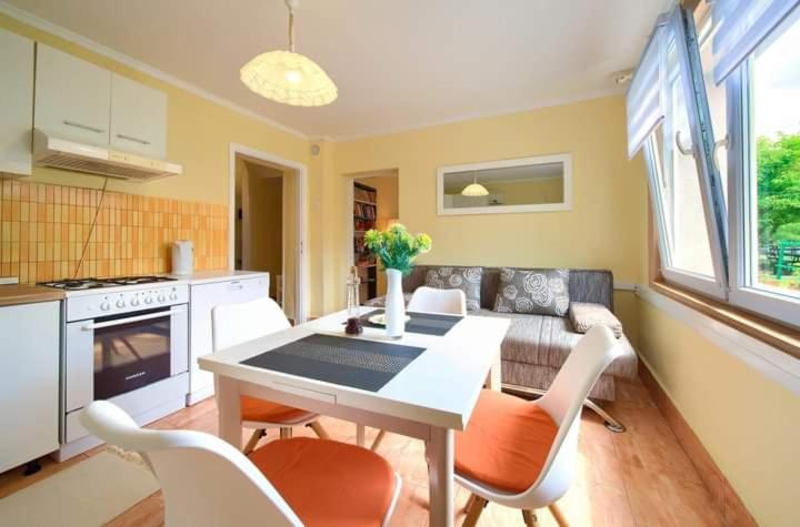 Kuchyň nebo kuchyňský kout v ubytování Apartmani Sabina
