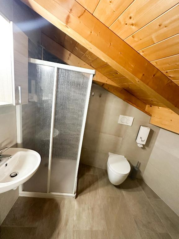 Koupelna v ubytování B&B Piazza