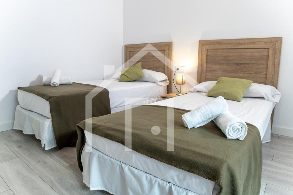 Postel nebo postele na pokoji v ubytování Verso 47