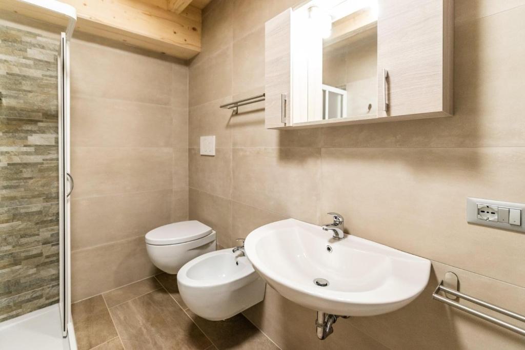 Koupelna v ubytování B&B Piazza