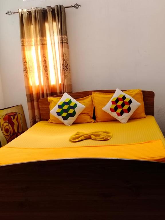 Postel nebo postele na pokoji v ubytování Solomon Villa