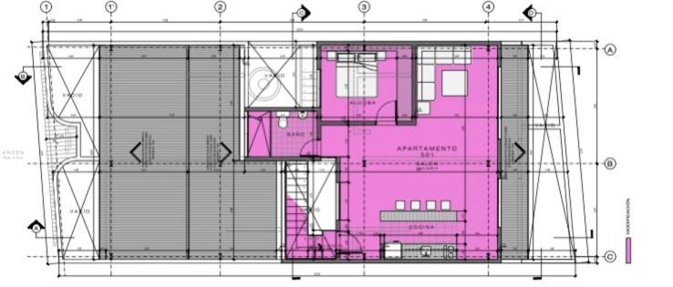 Plano de My Suite with views of Cali