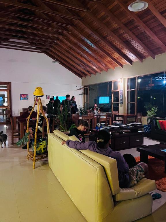 Posezení v ubytování Mama Tungu hostel