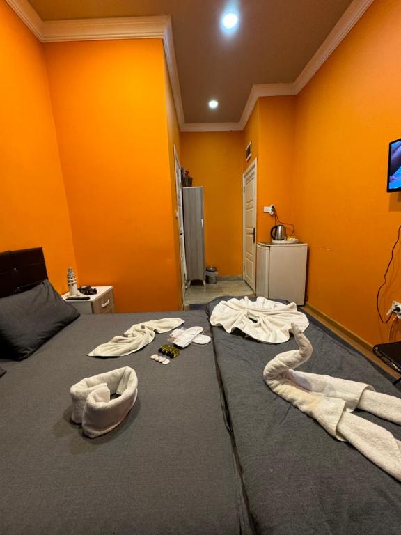 Postel nebo postele na pokoji v ubytování Taksim Pandora hotel