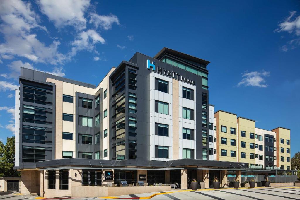 a rendering of a hotel building at Hyatt House San Jose/Cupertino in Cupertino