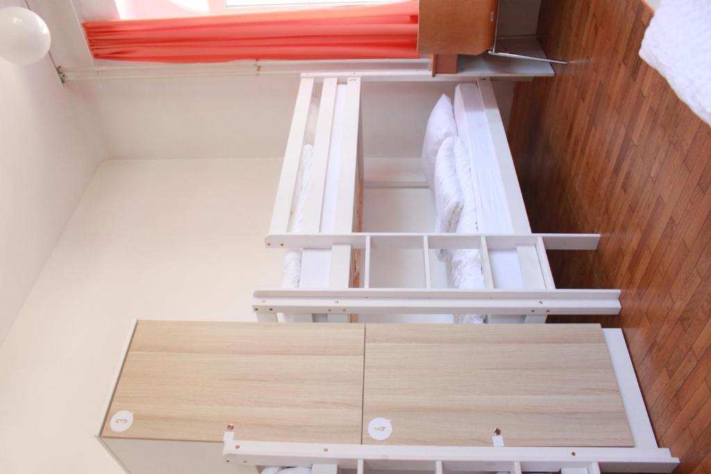 Postel nebo postele na pokoji v ubytování C - Punkt Hostel