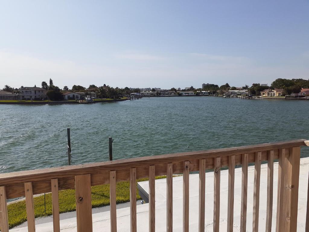 a view of a large body of water at Beautiful St Pete Beach, FL 2nd Floor 2BR Unit in St. Pete Beach