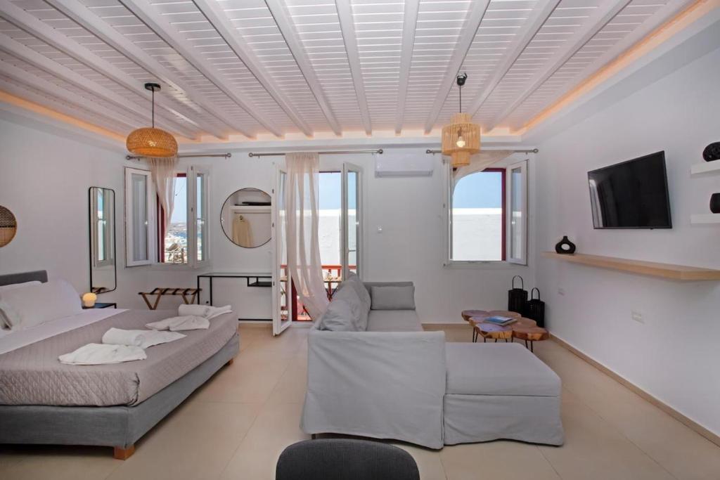 TV a/nebo společenská místnost v ubytování The Lavish Suite
