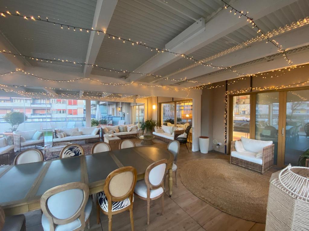 Posezení v ubytování MYHOME 75 Premium Luxury B&B