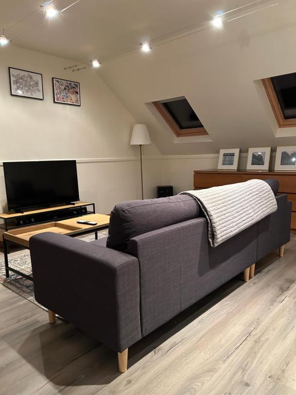 TV a/nebo společenská místnost v ubytování The Loft @ Kildare Village