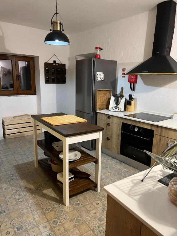 Kuchyň nebo kuchyňský kout v ubytování Cantinho da Villa