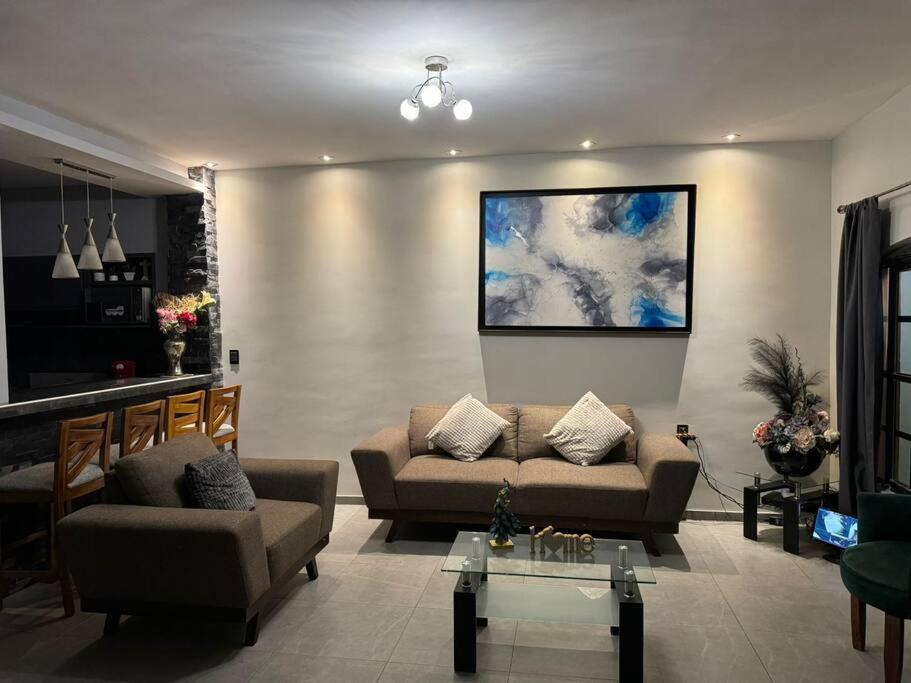 Posezení v ubytování Casa Volcán