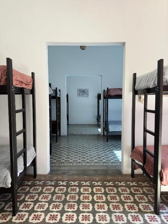 Letto o letti in una camera di Choco Hostel