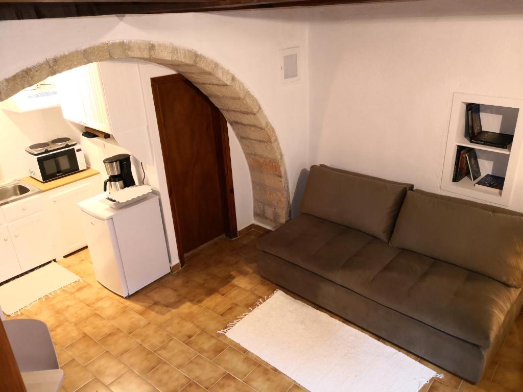 Kuchyň nebo kuchyňský kout v ubytování Kissamitakis Guesthouse
