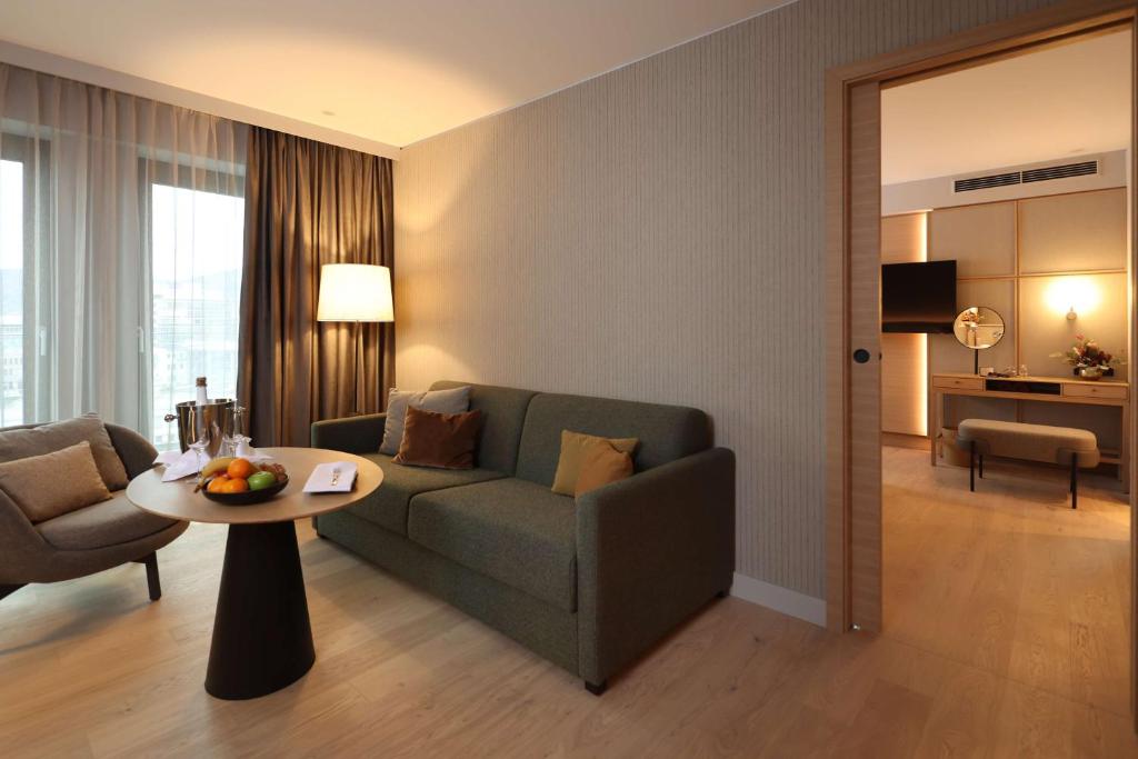 Posezení v ubytování ATLANTIC Hotel Heidelberg