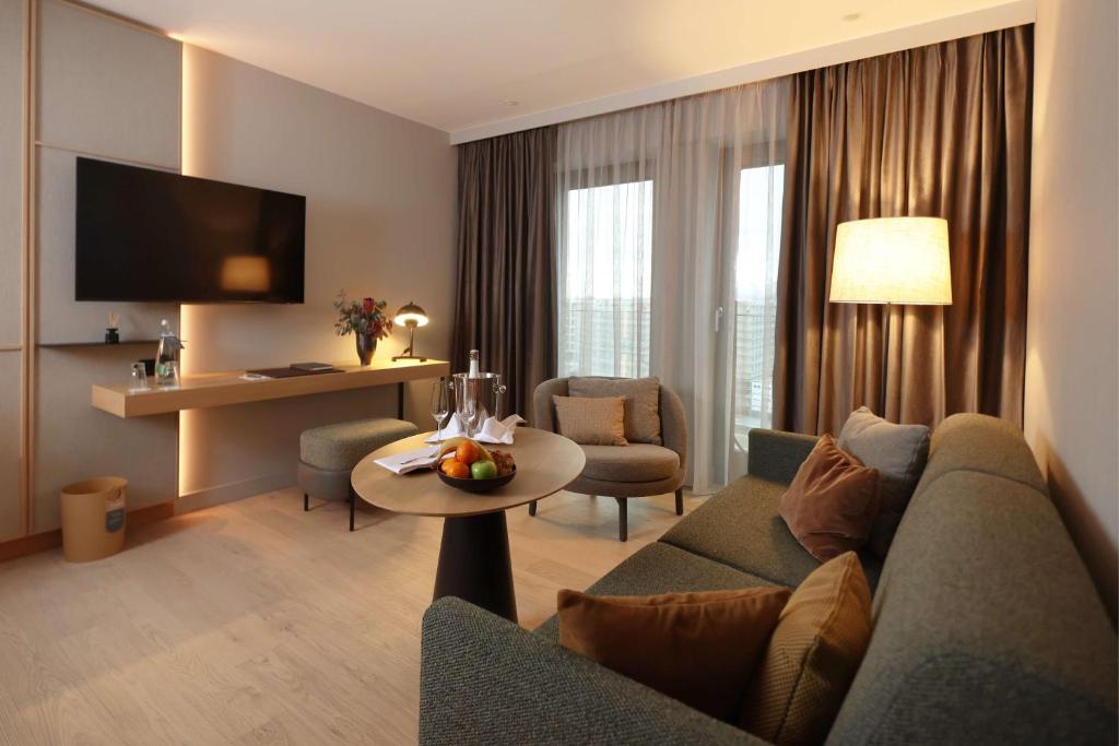 Posezení v ubytování ATLANTIC Hotel Heidelberg