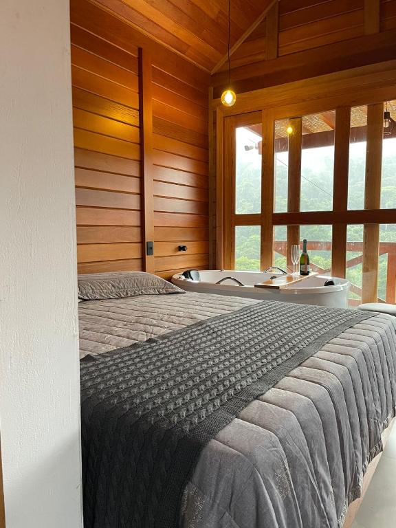 Voodi või voodid majutusasutuse Cabanas THE VIEW toas