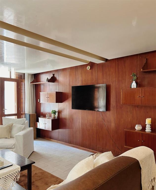 TV a/nebo společenská místnost v ubytování Casa Cedro Mendoza