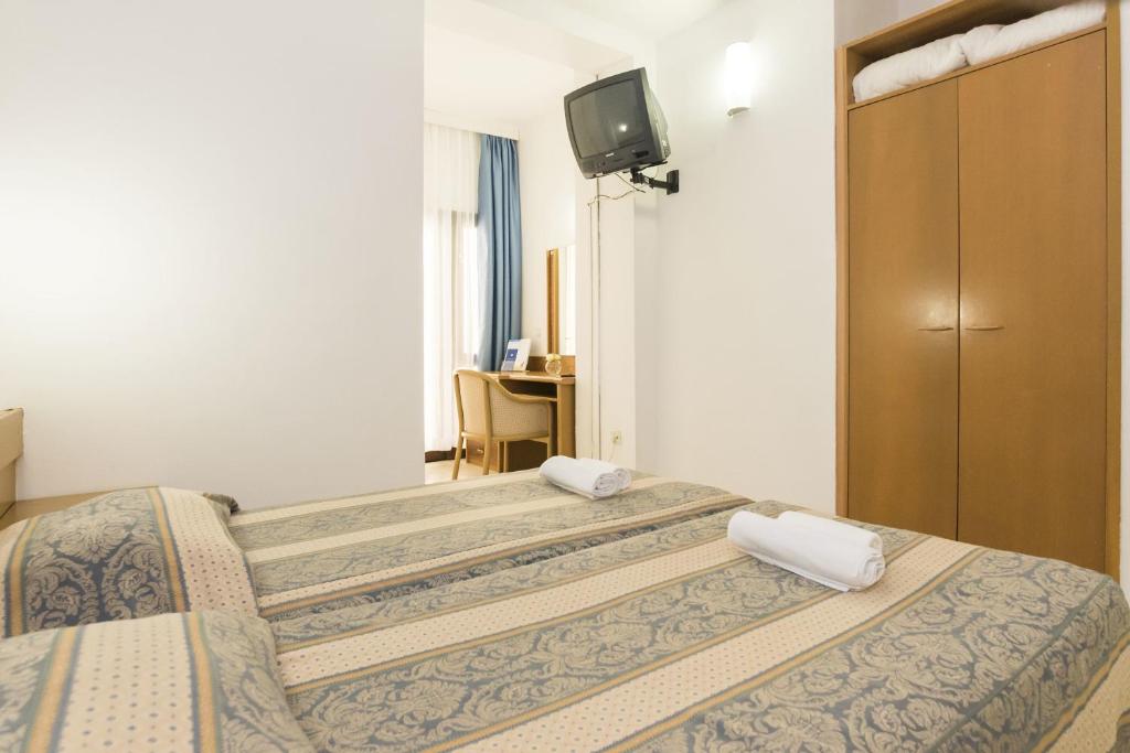 Letto o letti in una camera di Rooms Savudrija Plava Laguna