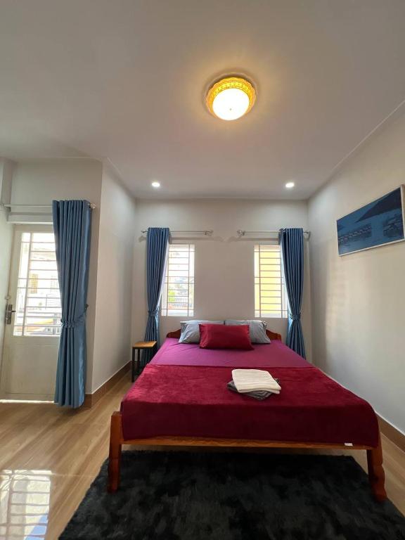 Postel nebo postele na pokoji v ubytování The Hub Kampot