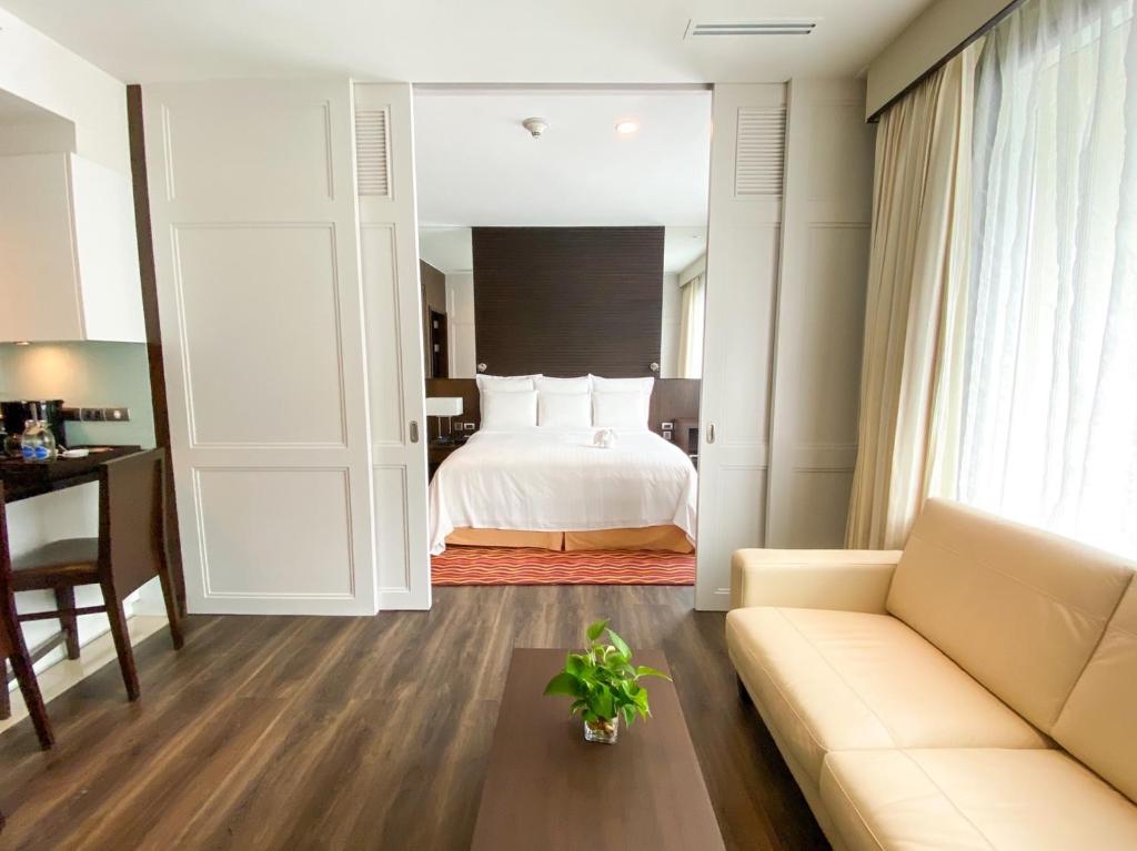 Marriott Executive Apartments - Sukhumvit Park, Bangkok - Executive King Studio Mit Stadtansicht