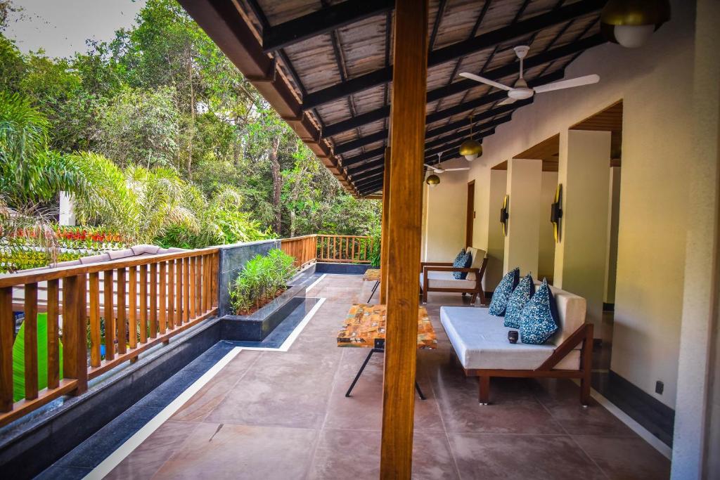 Balkón nebo terasa v ubytování Anamiva, Goa - AM Hotel Kollection