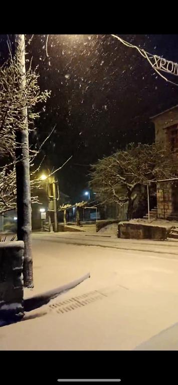 Stellas guesthouse near Arachova v zime