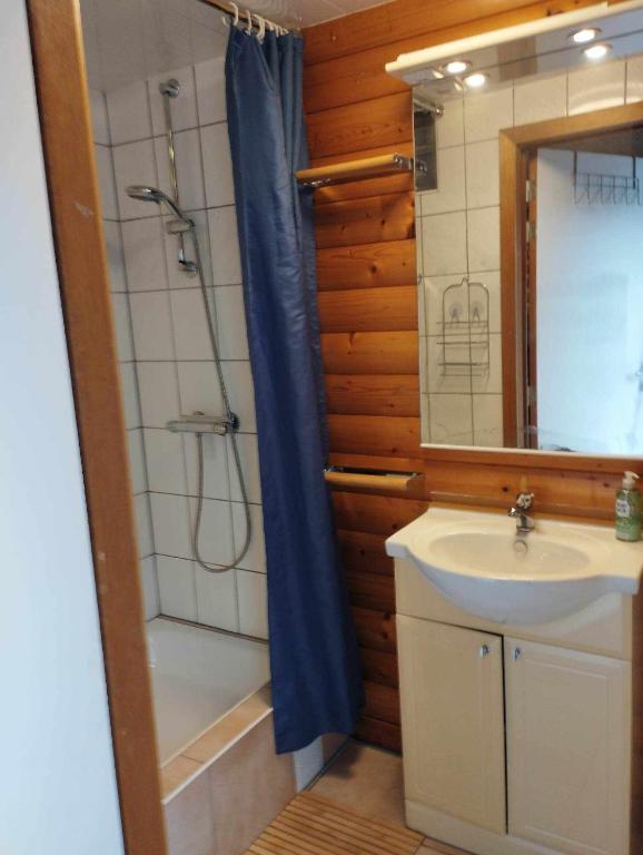 Koupelna v ubytování Gîte du Cheval Blanc